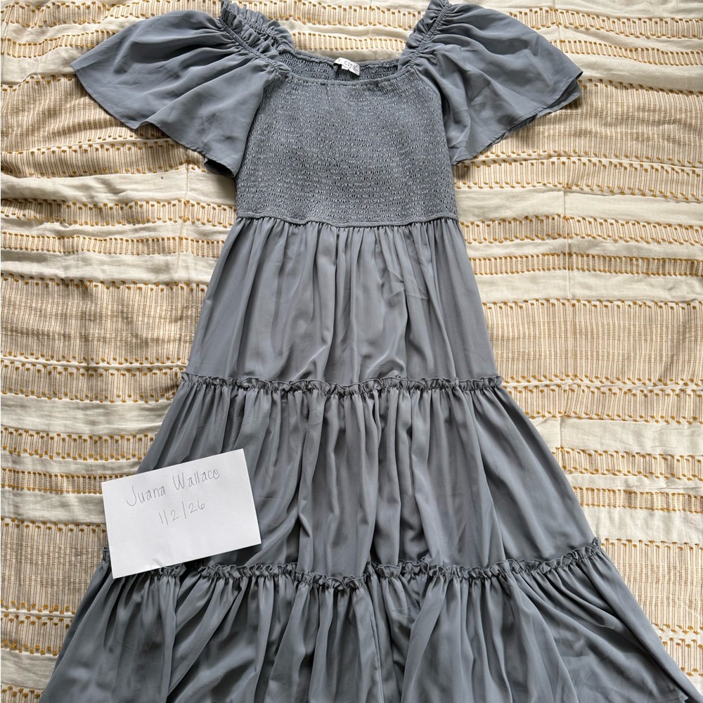 Ivy City Co Gray Casual Dress